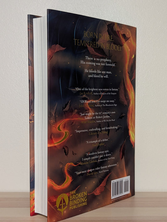 Of Blood And Fire by Ryan Cahill (Signed Lined First Edition) - Fialta Books
