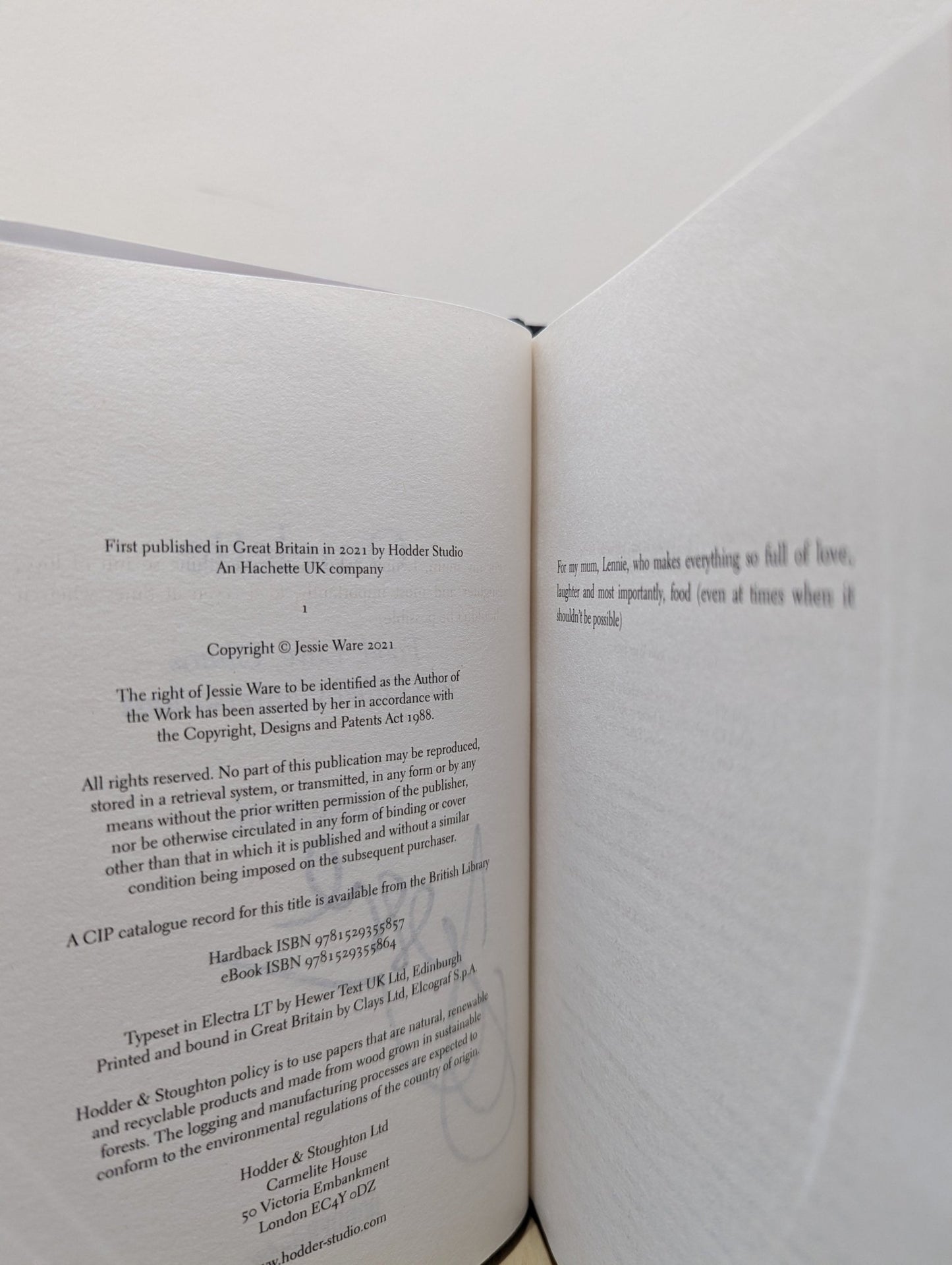 Omelette: Food, Love, Chaos and Other Conversations by Jessie Ware (Signed First Edition) - Fialta Books