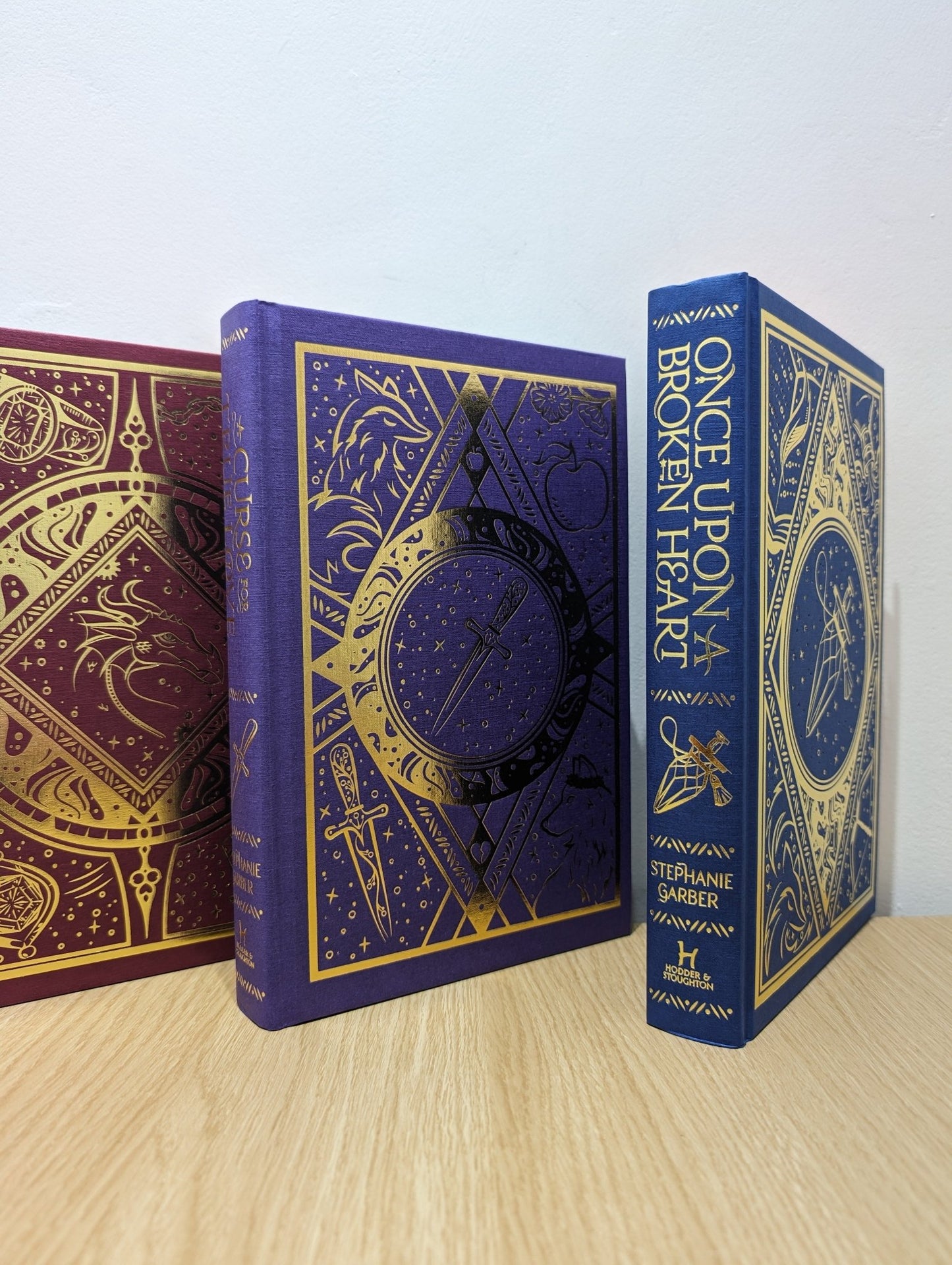 Once Upon A Broken Heart; The Ballad of Never After; A Curse For True Love by Stephanie Garber (Signed Numbered First Edition with sprayed edges) - Fialta Books