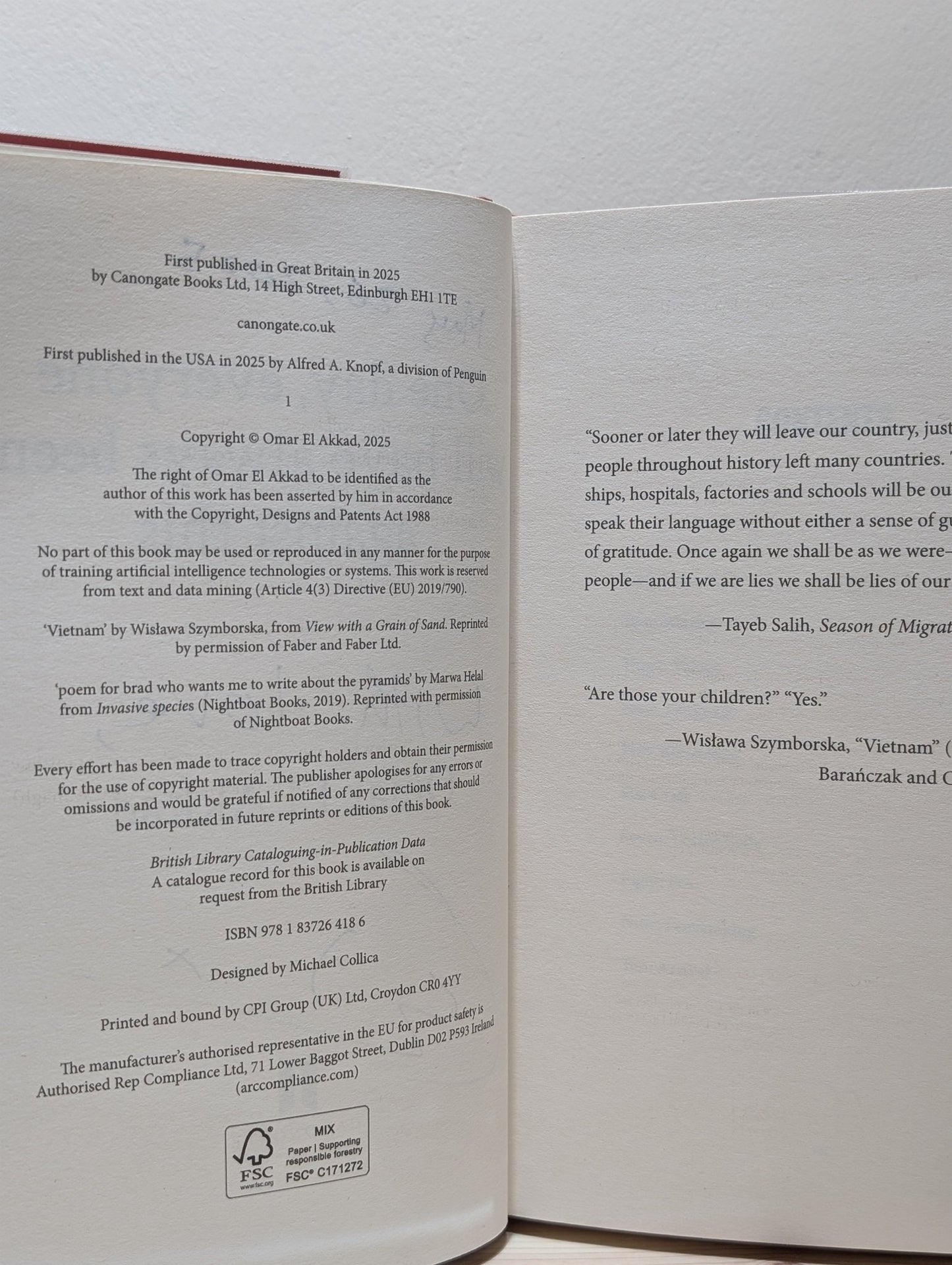 One Day, Everyone Will Have Always Been Against This by Omar El Akkad (Signed Dated First Edition) - Fialta Books