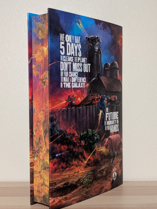 Operation Bounce House by Matt Dinniman (Signed First Edition with sprayed edges) - Fialta Books