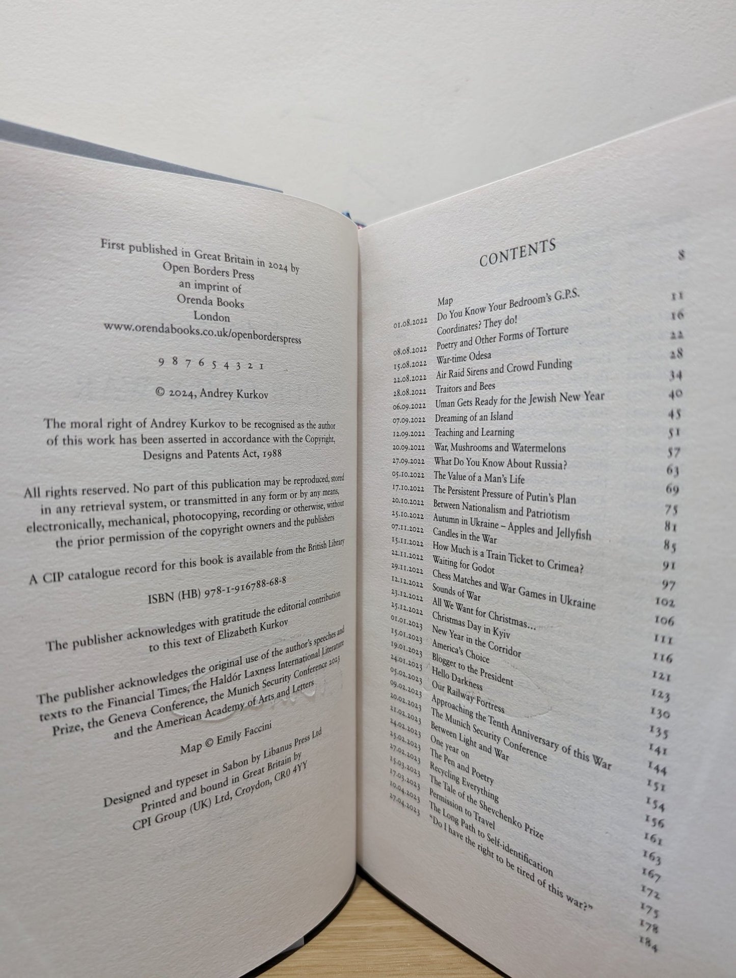 Our Daily War by Andrey Kurkov (Signed First Edition) - Fialta Books