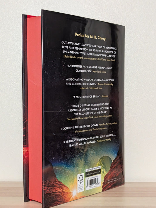Outlaw Planet by M. R. Carey (Signed First Edition with sprayed edges) - Fialta Books