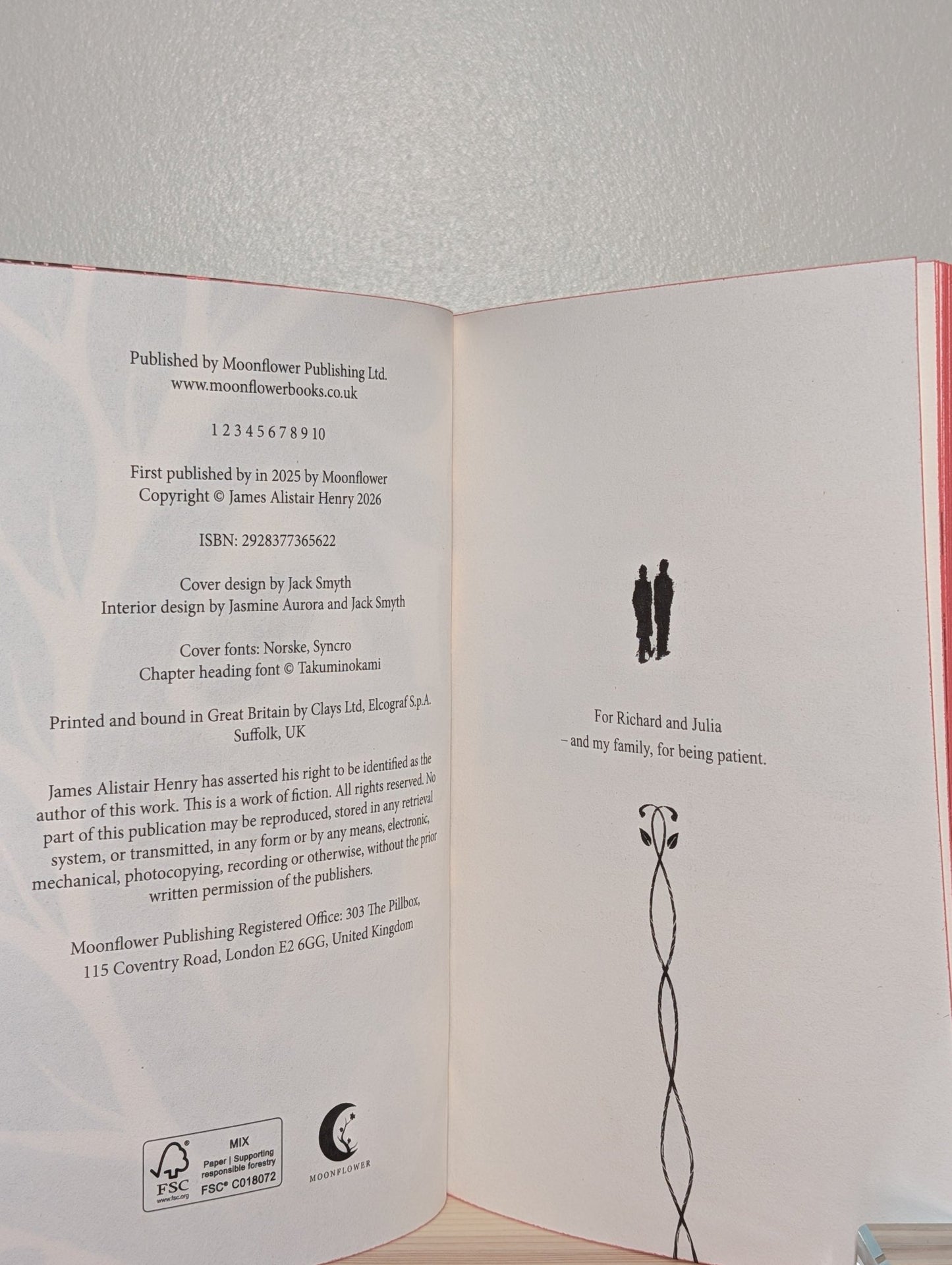 Pagans by James Alistair Henry (Signed Paperback Edition with sprayed edges) - Fialta Books