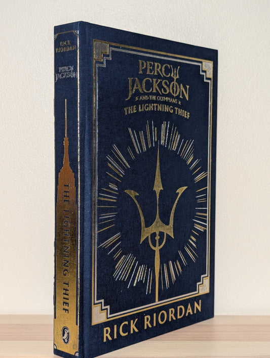 Percy Jackson and the Olympians: The Lightning Thief by Rick Riordan (Signed Deluxe Edition) - Fialta Books