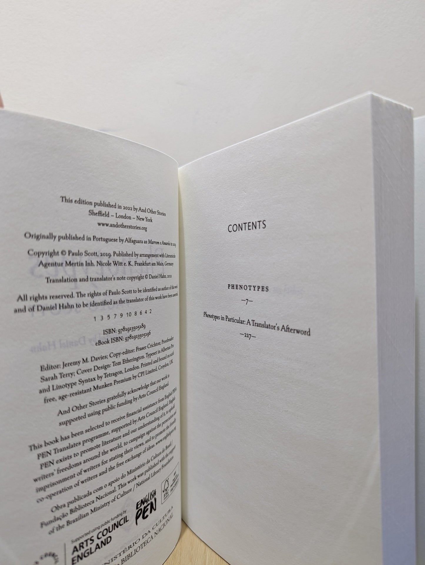 Phenotypes by Paulo Scott (First Edition) - Fialta Books