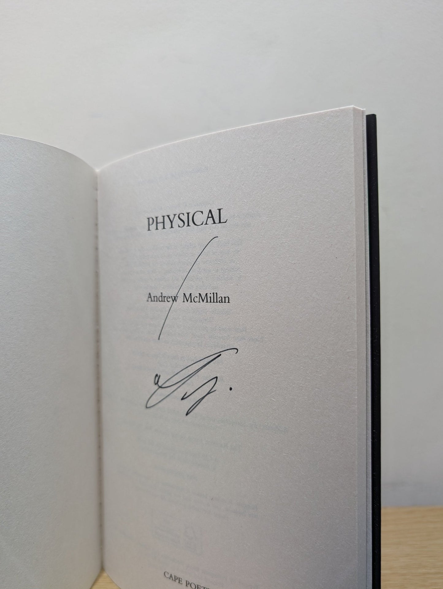 Physical; playtime; pandemonium by Andrew McMillan - Fialta Books