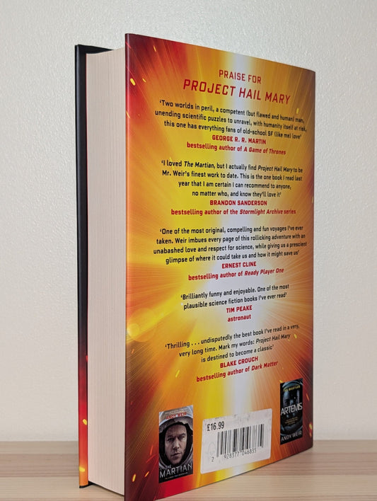 Project Hail Mary by Andy Weir (Signed First Edition) - Fialta Books
