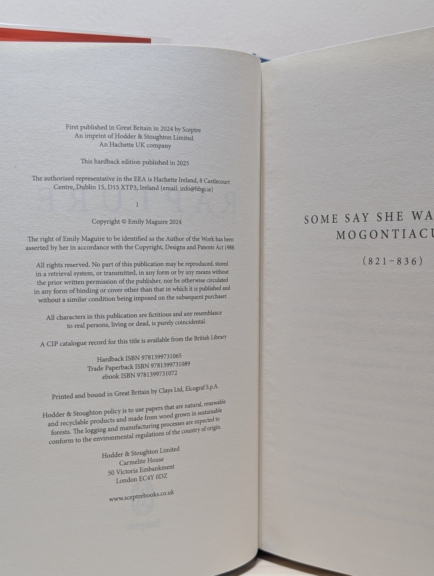 Rapture by Emily Maguire (Signed First Edition) - Fialta Books