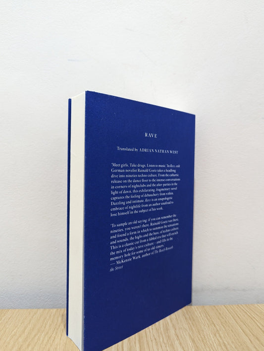 Rave by Rainald Goetz (First Edition) - Fialta Books