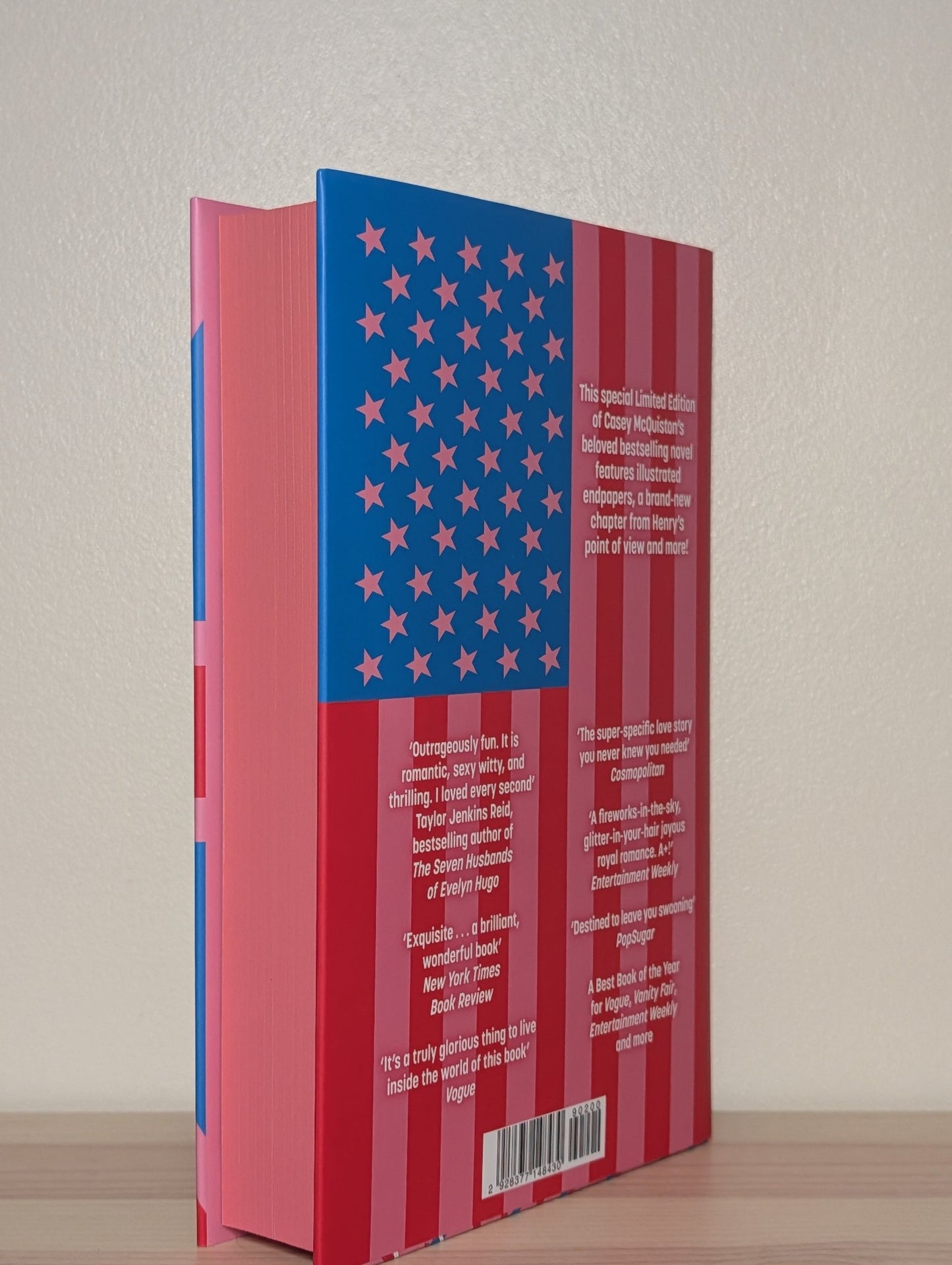 Red, White & Royal Blue by Casey McQuiston (Signed Collector's Edition with sprayed edges) - Fialta Books