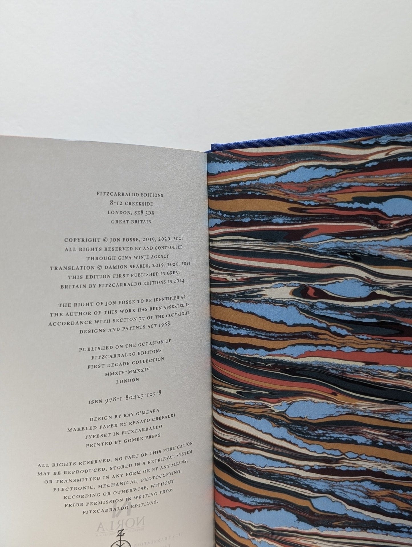 Septology by Jon Fosse (Signed Numbered Edition with sprayed edges) - Fialta Books