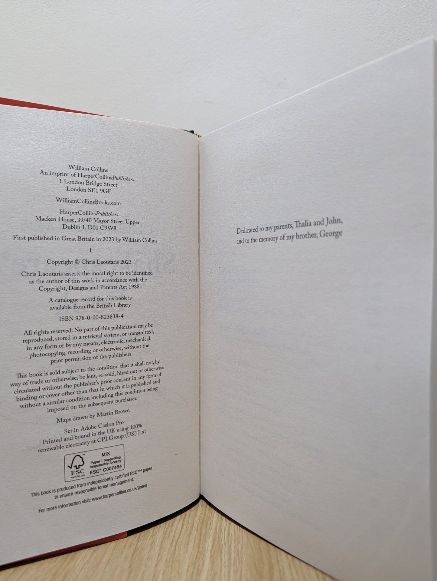 Shakespeare's Book by Chris Laoutaris (Signed First Edition) - Fialta Books