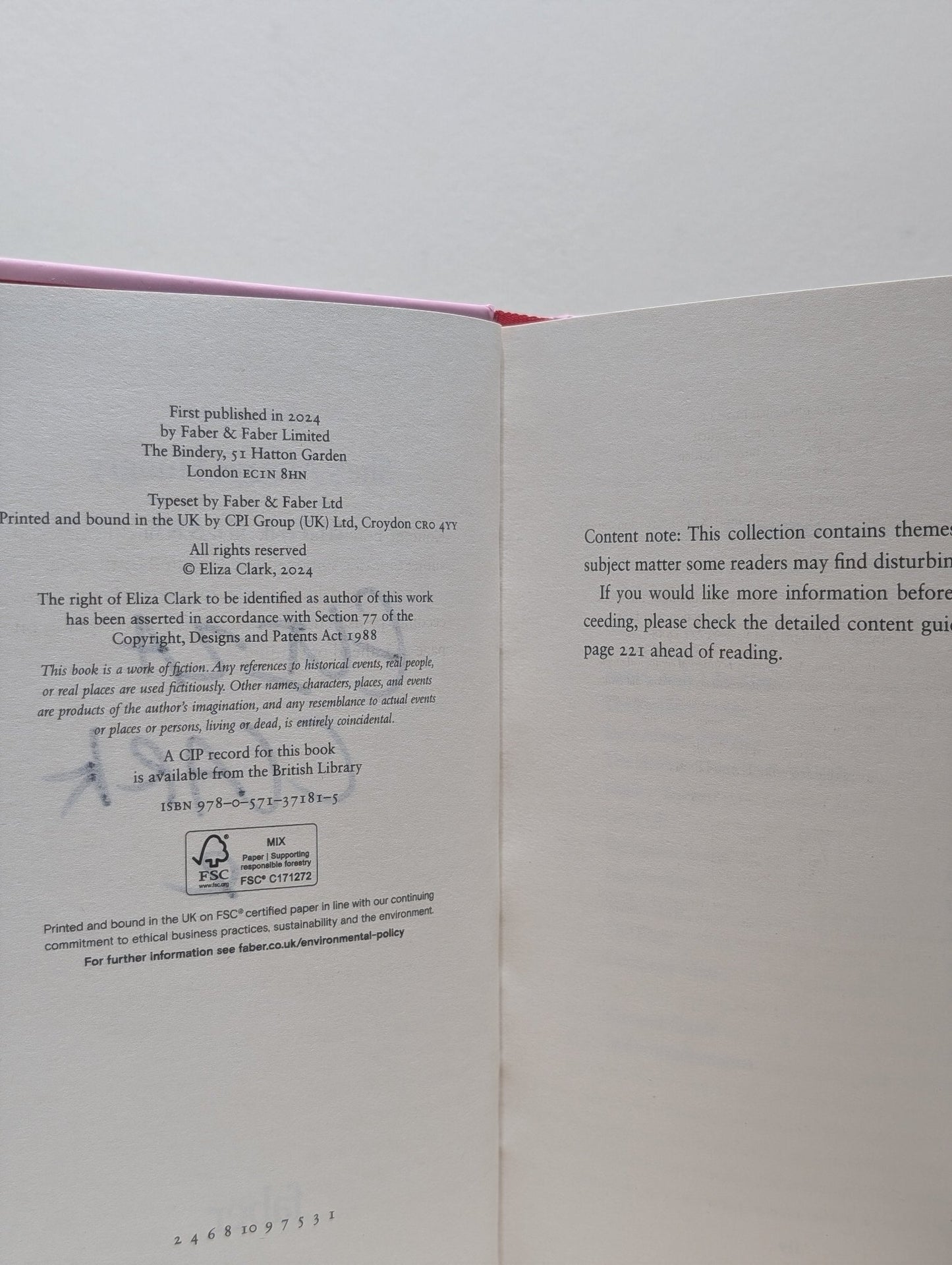 She's Always Hungry by Eliza Clark (Signed First Edition with sprayed edges) - Fialta Books