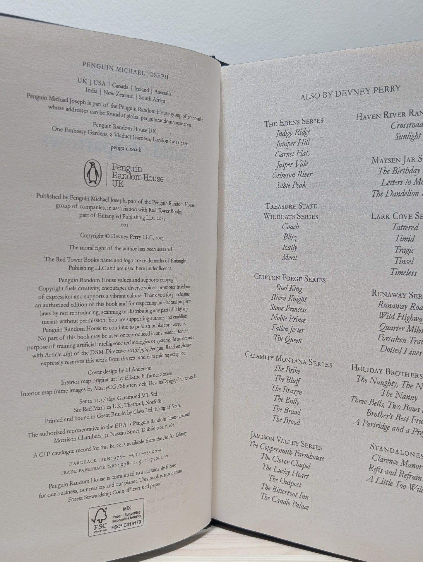 Shield of Sparrows by Devney Perry (First Edition with sprayed edges) - Fialta Books