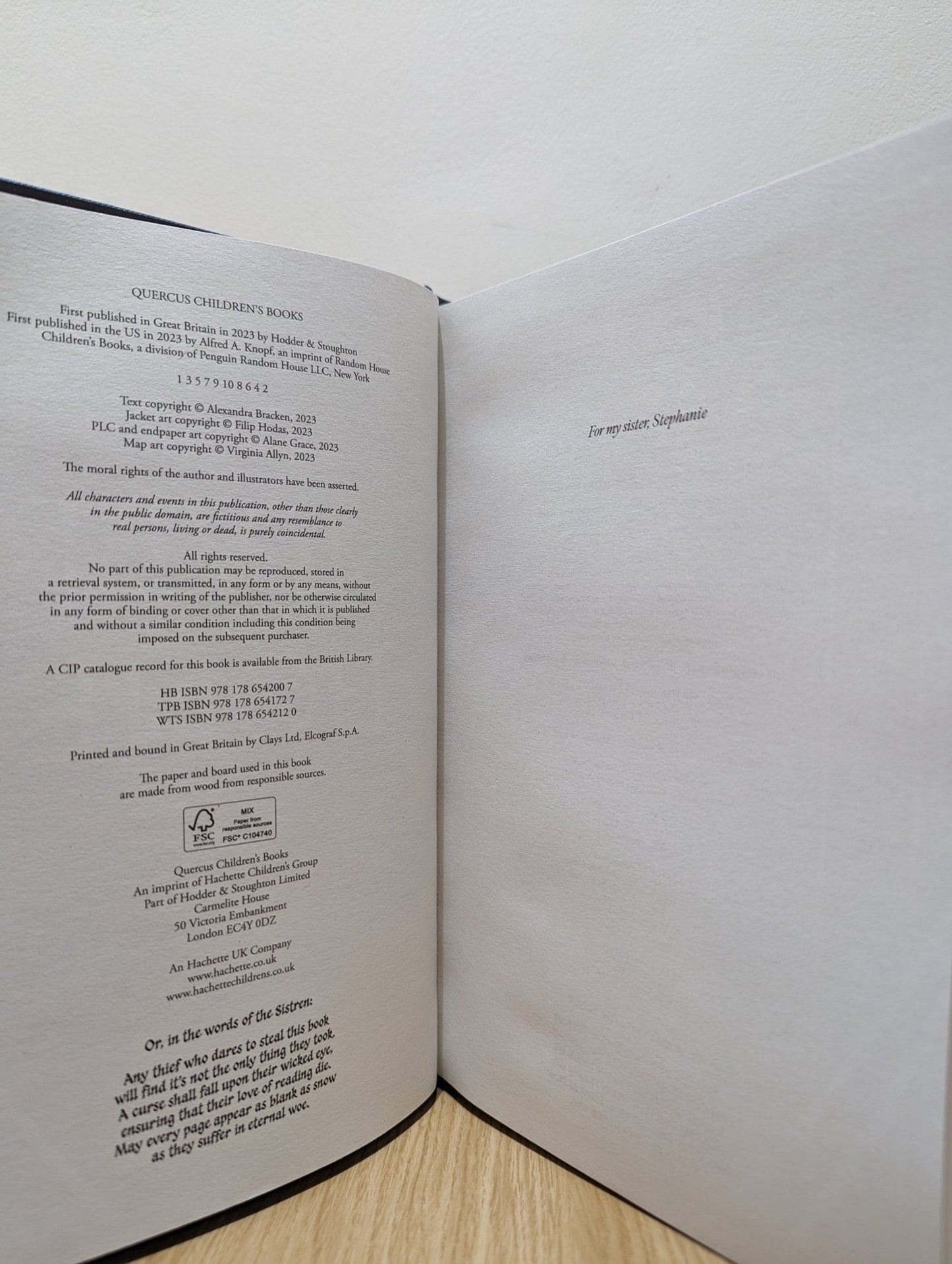 Silver in the Bone by Alexandra Bracken (Signed First Edition) - Fialta Books