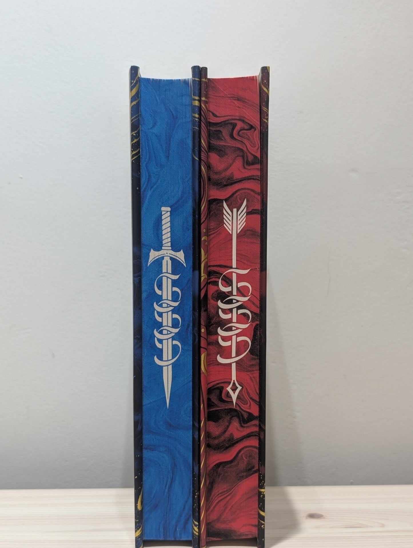 Sisters of Sword and Shadow; Sisters of Fire and Fury by Laura Bates (Signed Set with sprayed edges) - Fialta Books