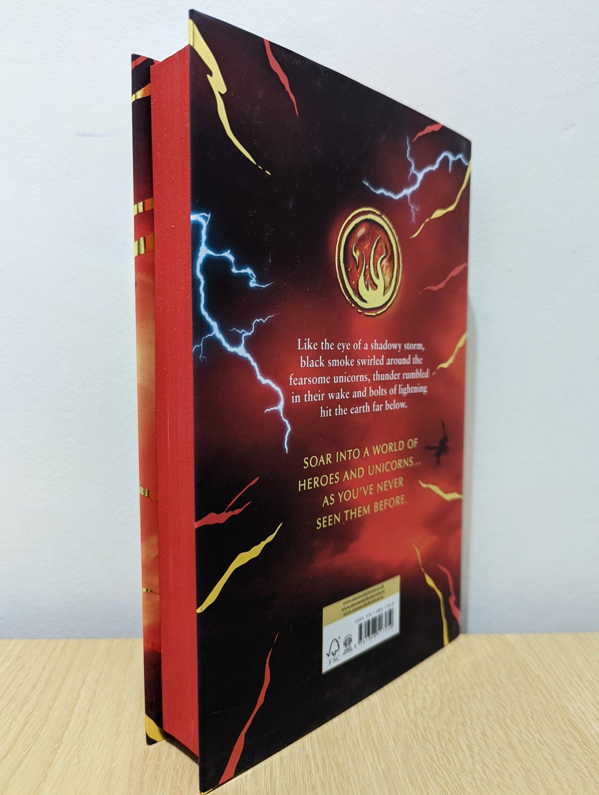 Skandar and the Unicorn Thief by A.F. Steadman (Signed First Edition with sprayed edges) - Fialta Books