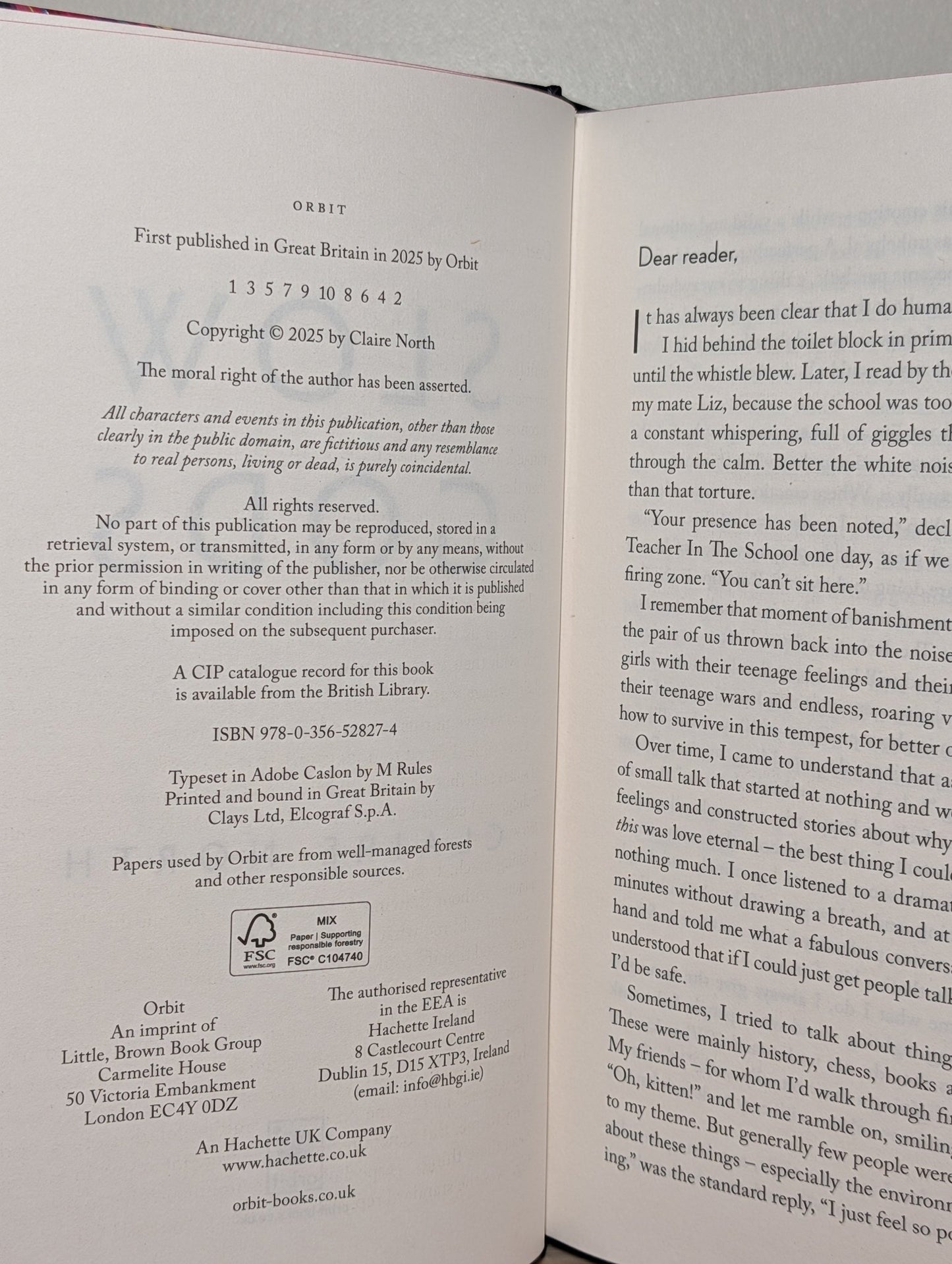 Slow Gods by Claire North (Signed Special Edition with sprayed edges) - Fialta Books