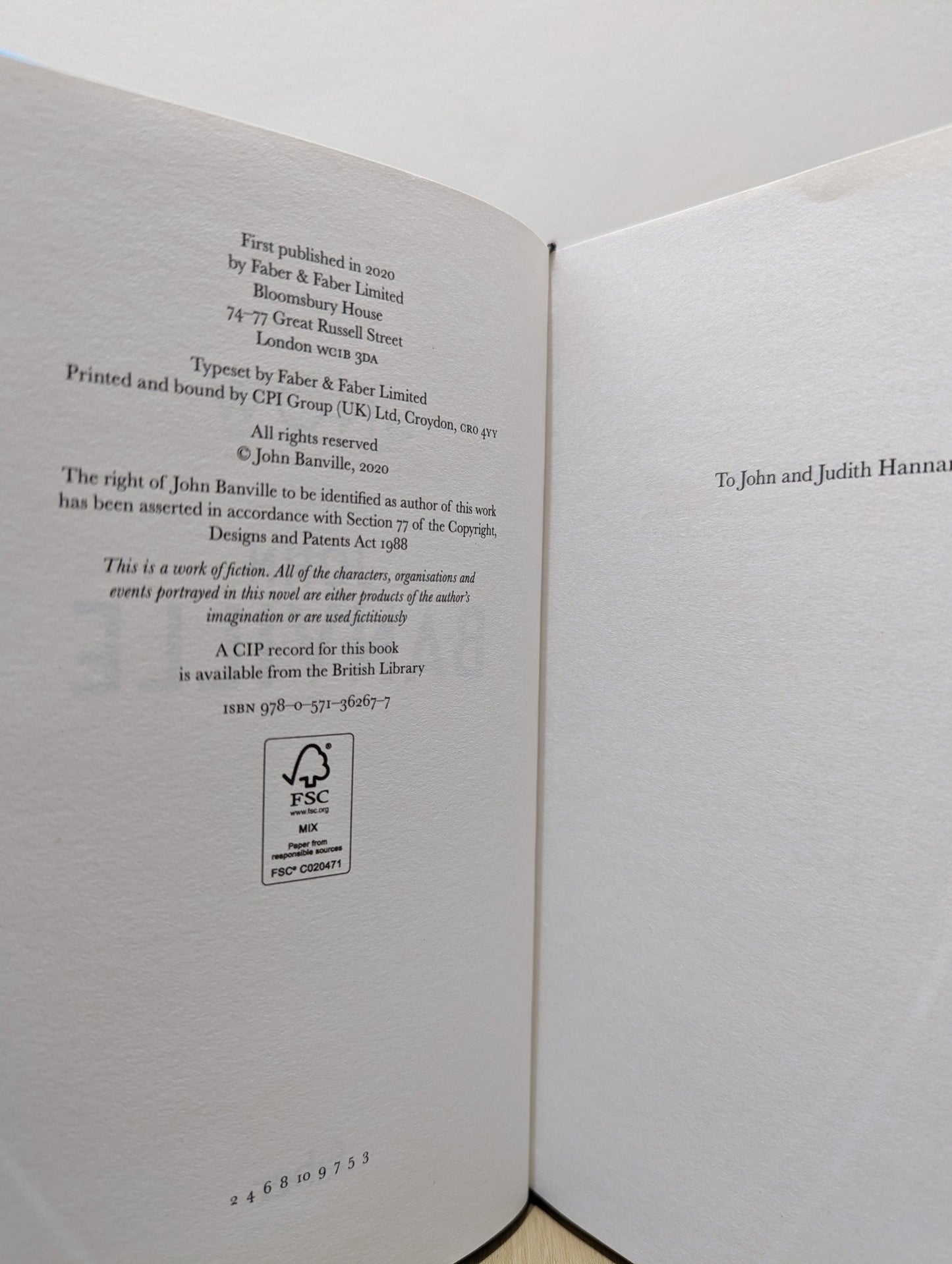 Snow by John Banville - Fialta Books