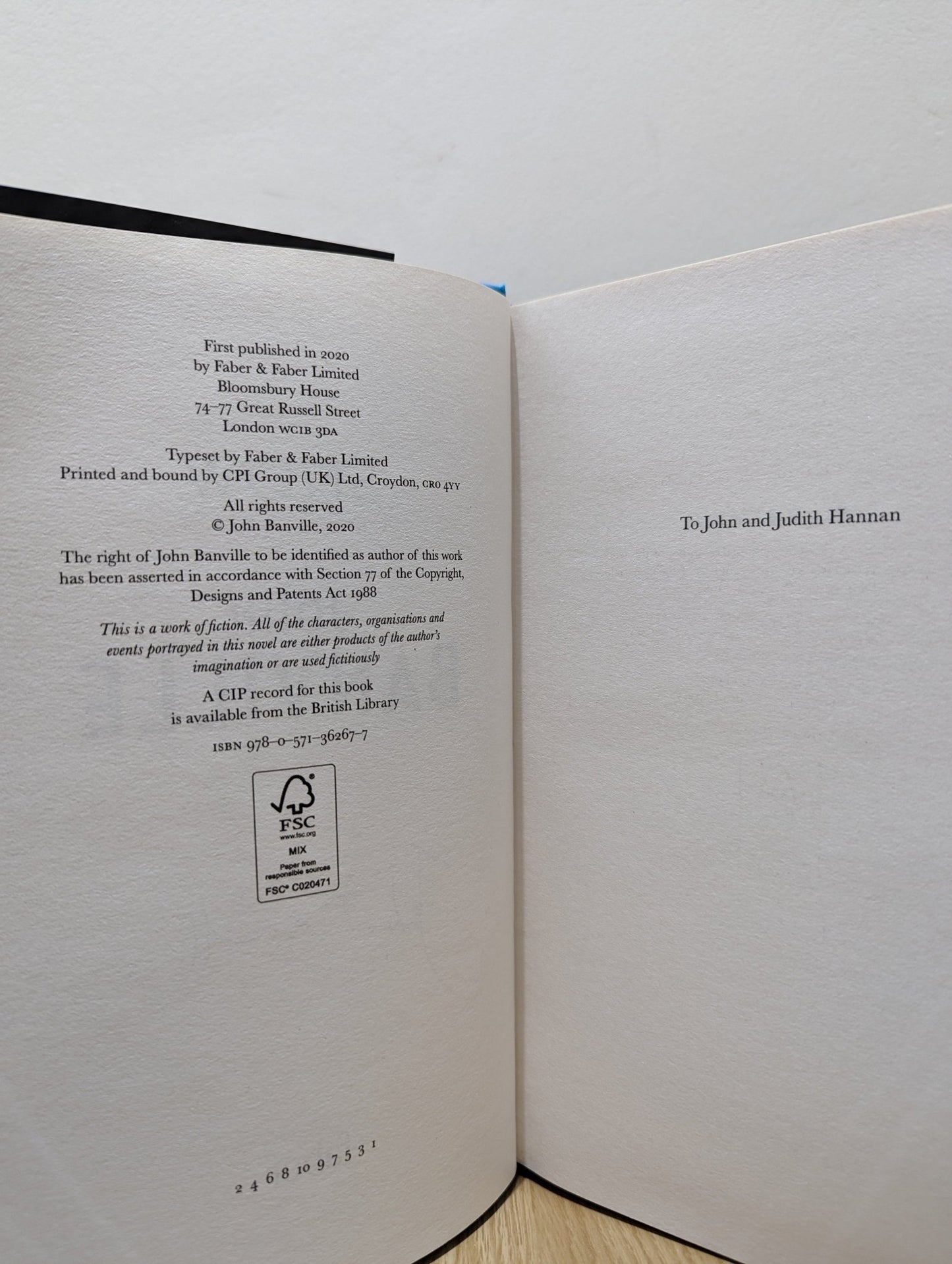 Snow by John Banville (Signed First Edition) - Fialta Books