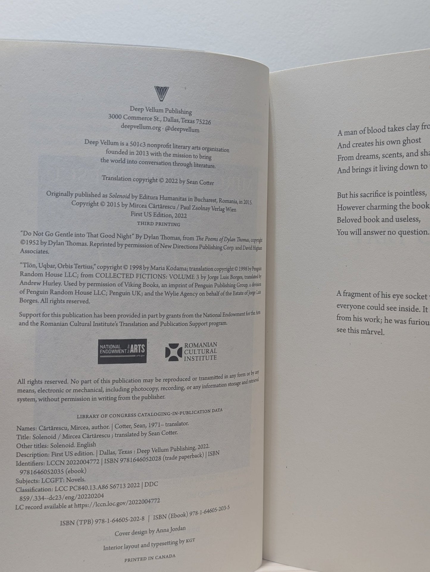 Solenoid by Mircea Cartarescu - Fialta Books