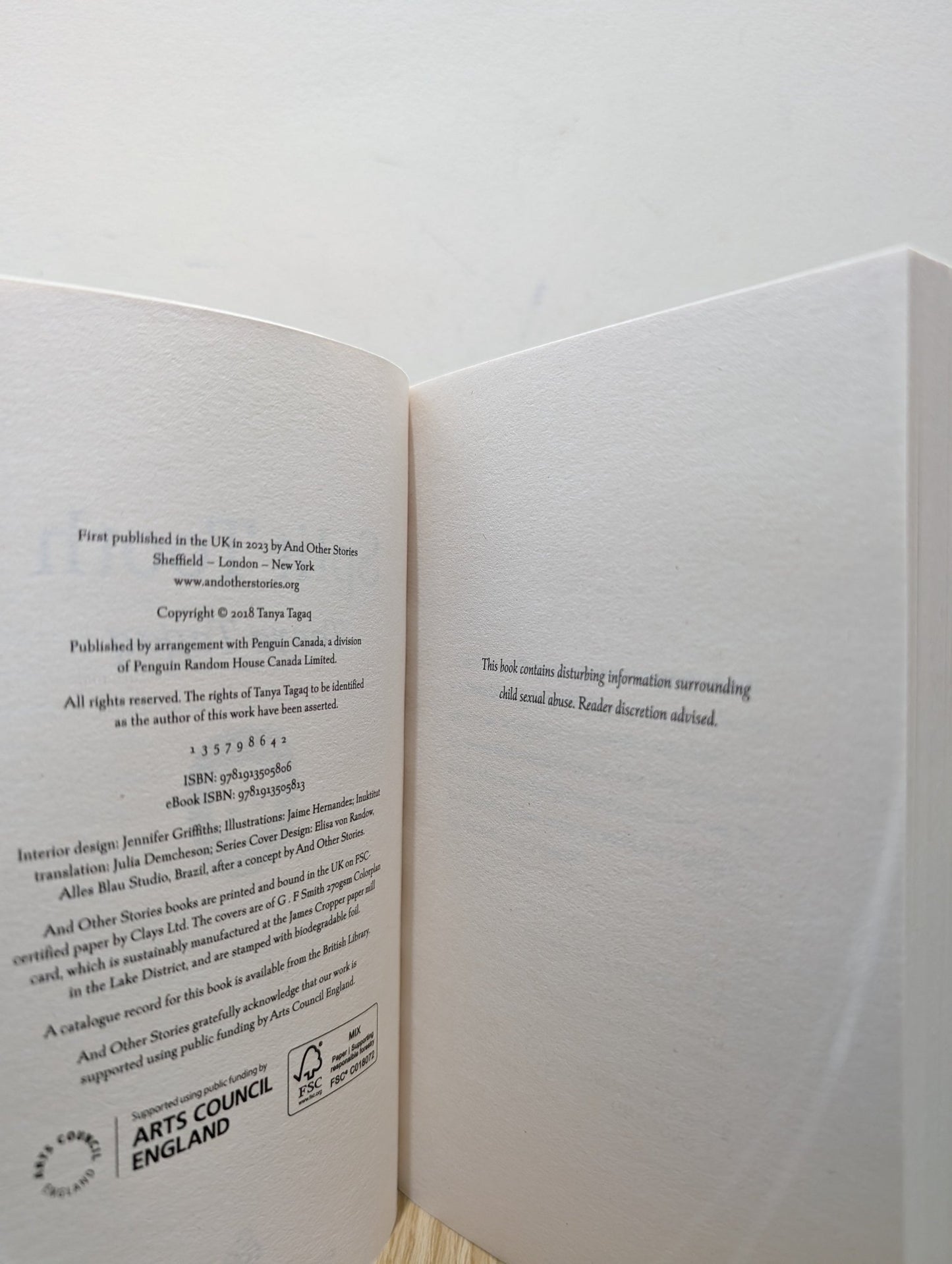 Split Tooth by Tanya Tagaq (First Edition) - Fialta Books