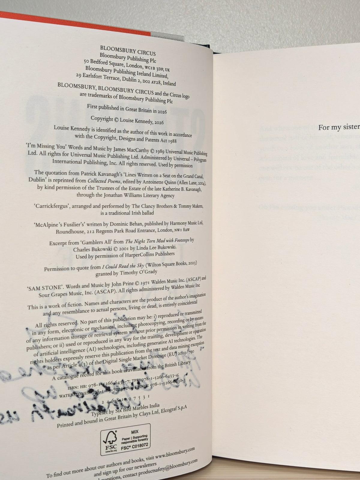 Stations by Louise Kennedy (Signed Lined First Edition) - Fialta Books