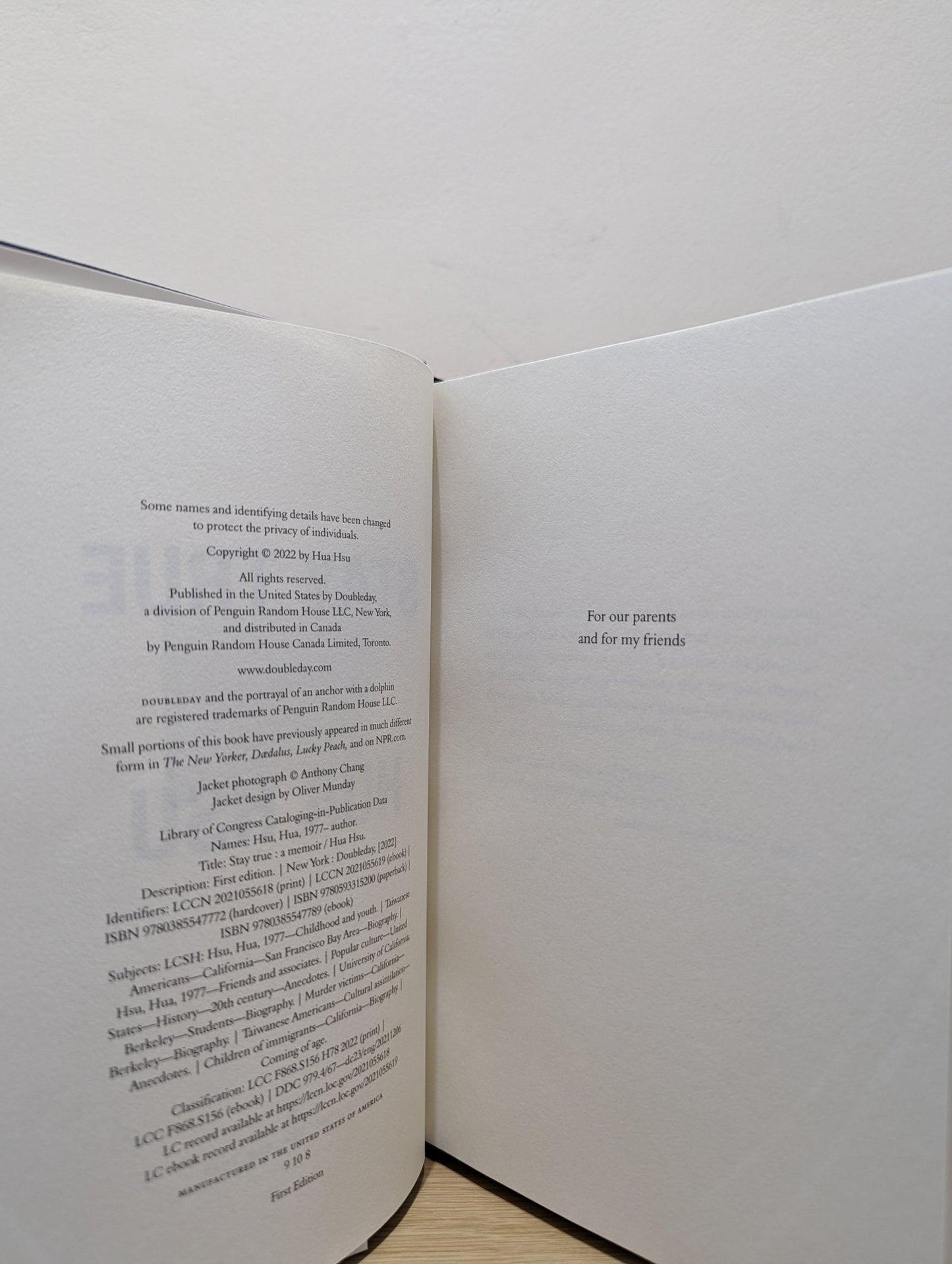 Stay True: A Memoir by Hua Hsu - Fialta Books