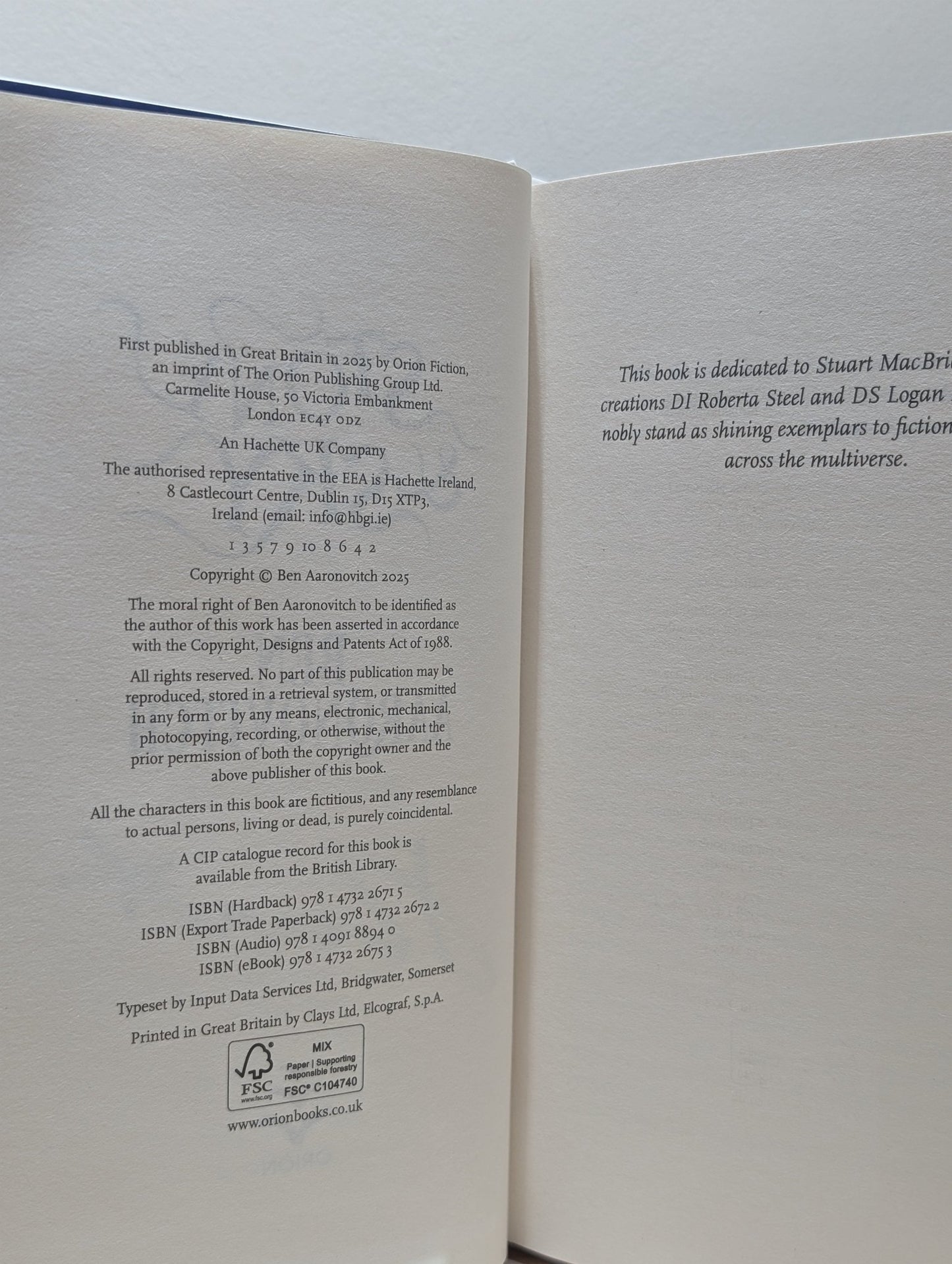 Stone and Sky: Rivers of London series by Ben Aaronovitch (Signed) - Fialta Books