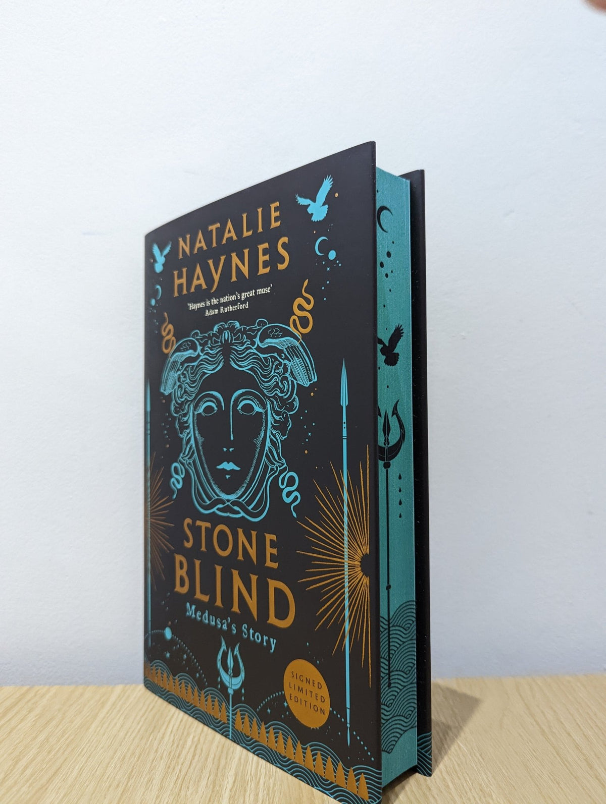Stone Blind: Medusa's Story by Natalie Haynes (Signed Numbered First Edition with sprayed edges) - Fialta Books