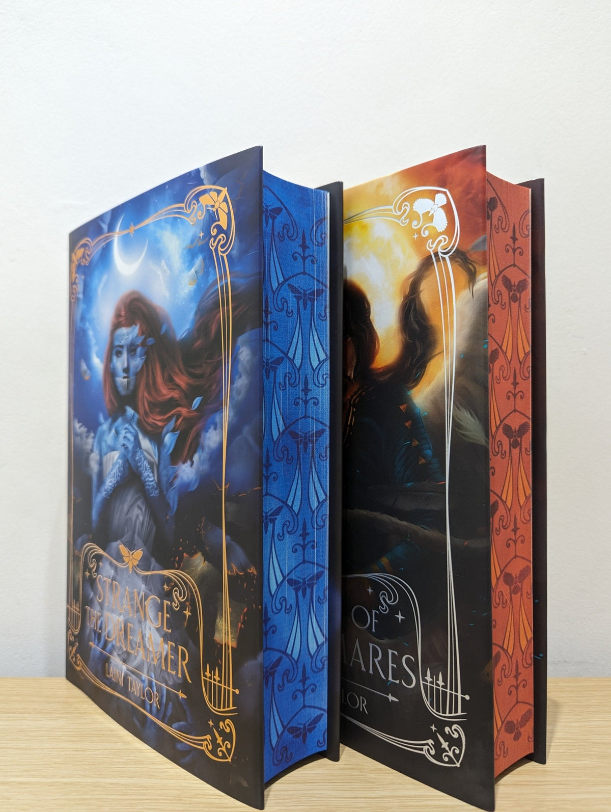 Strange the Dreamer; Muse of Nightmares by Laini Taylor (Signed Set with sprayed edges) - Fialta Books