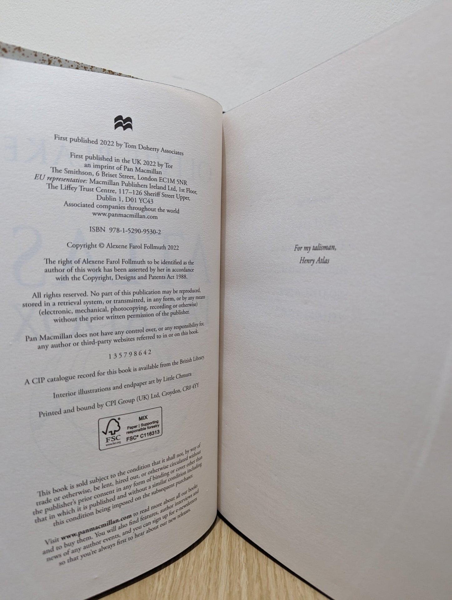 The Atlas Paradox by Olivie Blake (Signed First Edition with sprayed edges) - Fialta Books