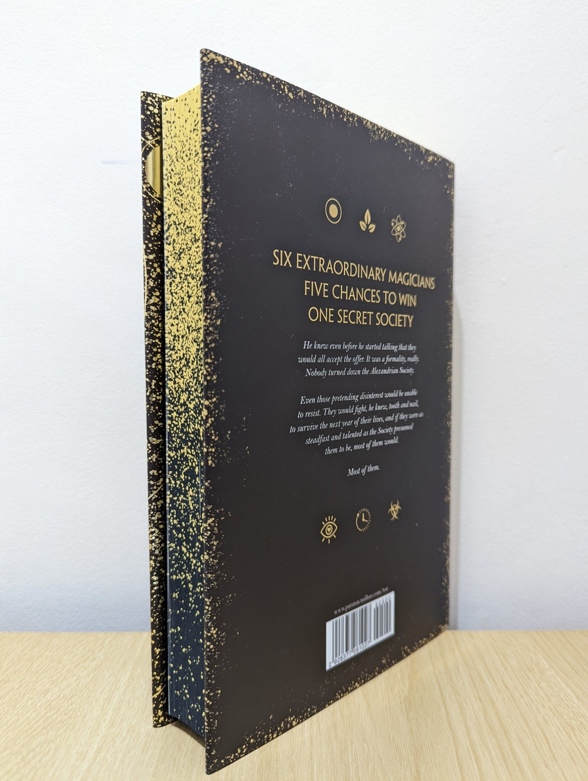 The Atlas Six by Olivie Blake (Signed First Edition with sprayed edges) - Fialta Books