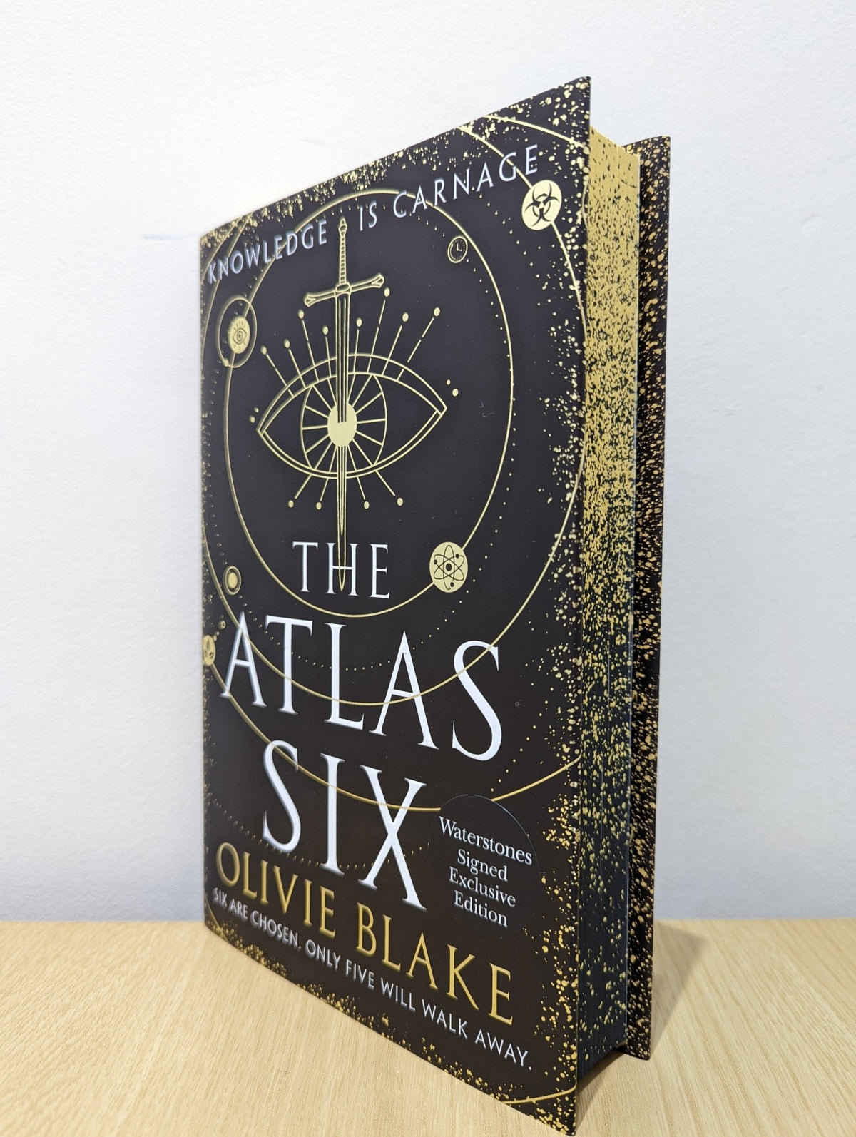The Atlas Six by Olivie Blake (Signed First Edition with sprayed edges) - Fialta Books