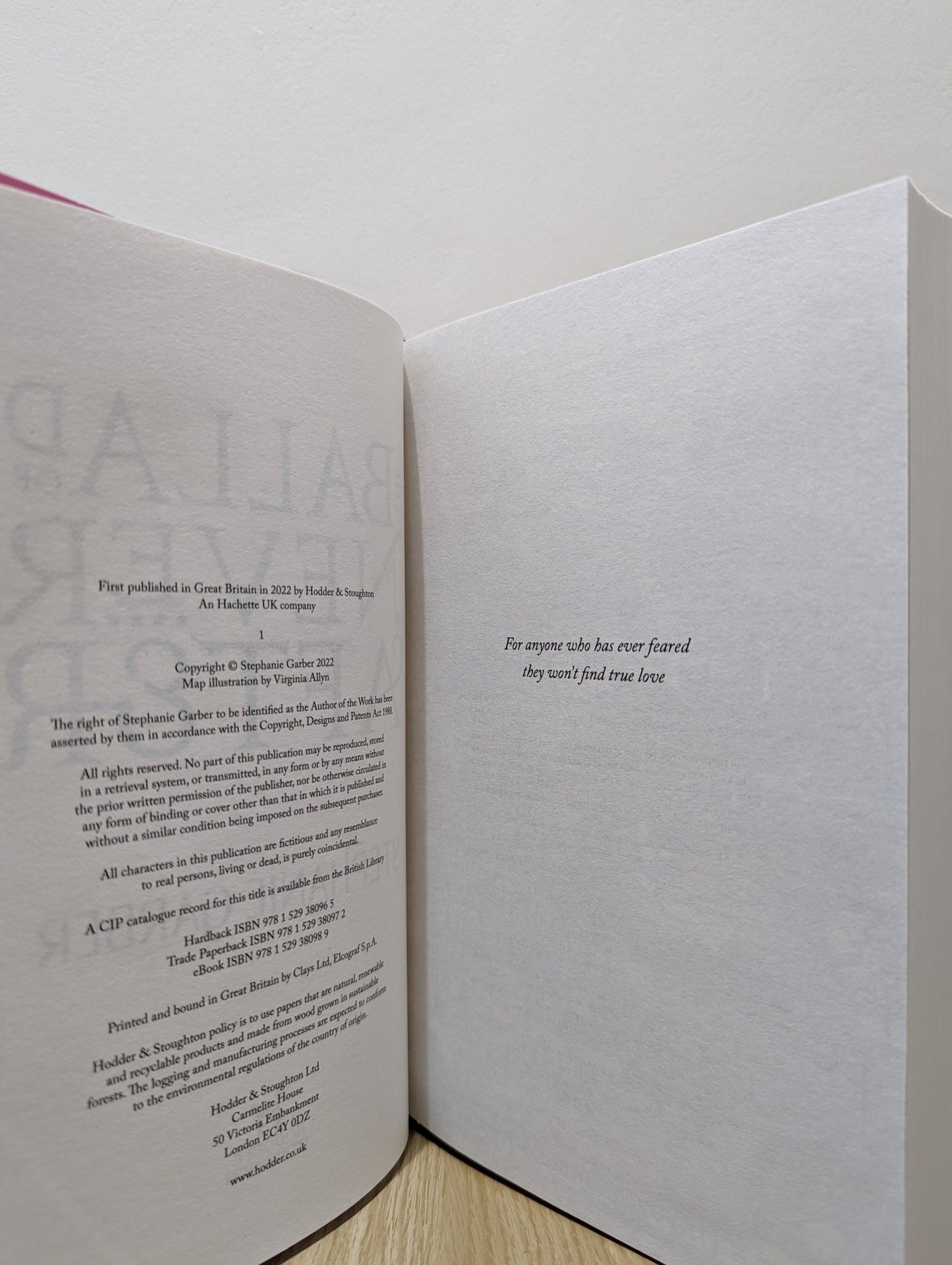 The Ballad of Never After by Stephanie Garber (Signed Flower Hidden Cover) - Fialta Books