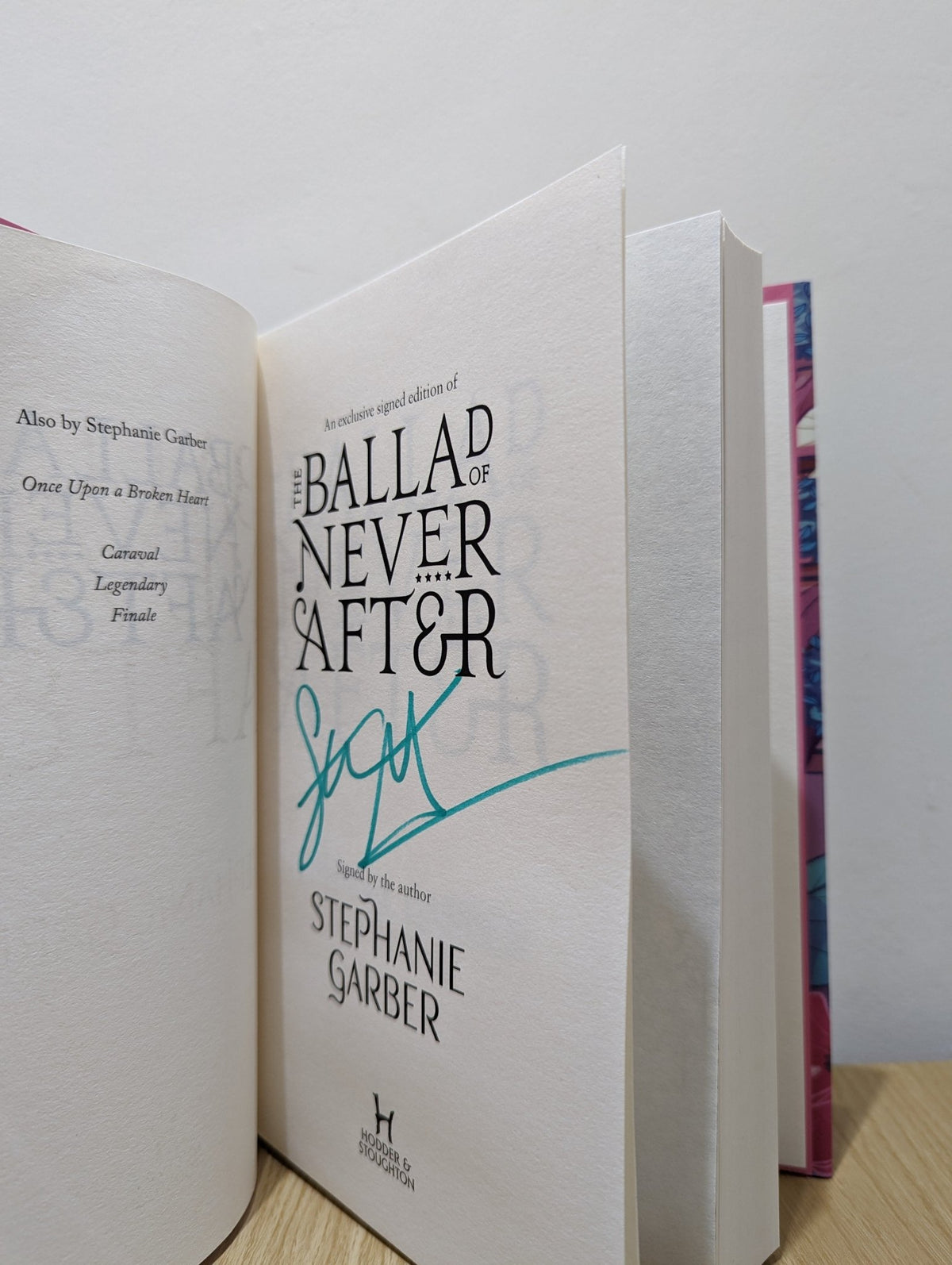 The Ballad of Never After by Stephanie Garber (Signed Shield Hidden Cover) - Fialta Books