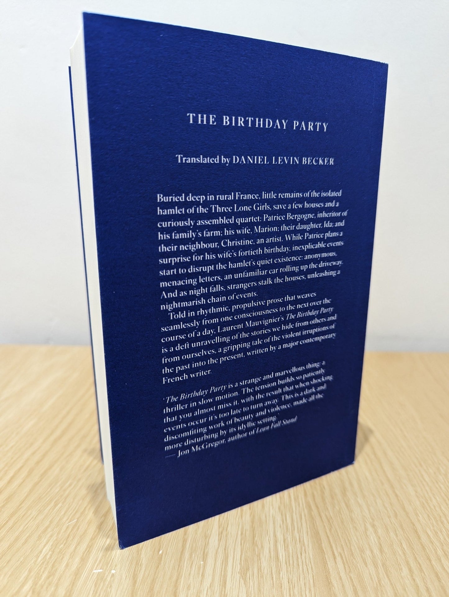 The Birthday Party by Laurent Mauvignier (First Edition) - Fialta Books