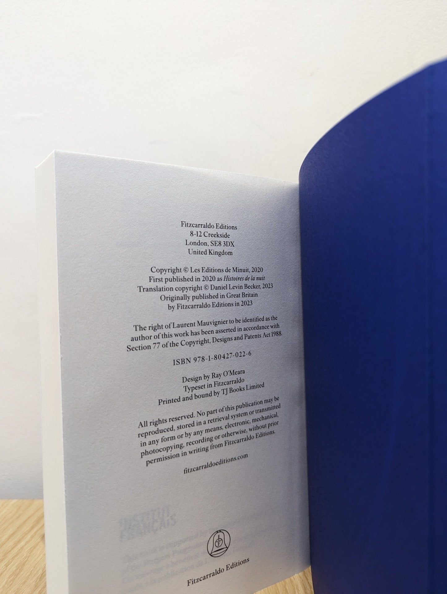 The Birthday Party by Laurent Mauvignier (Signed First Edition) - Fialta Books