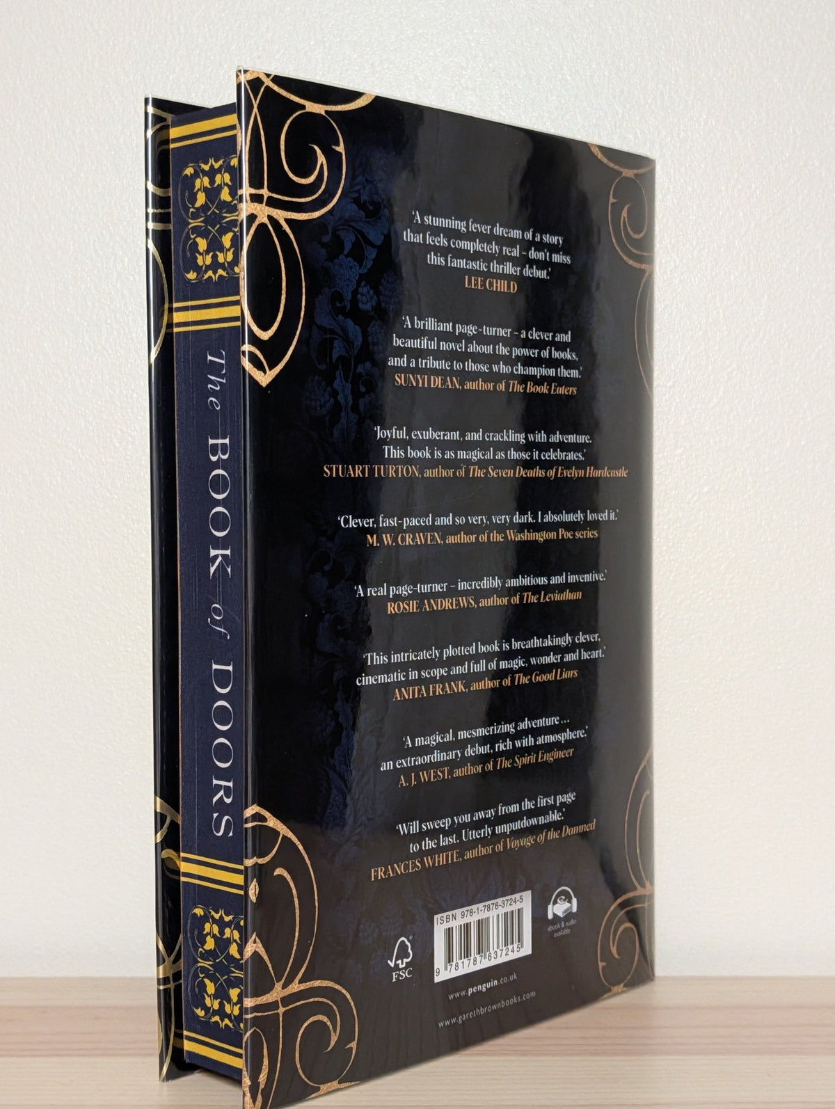 The Book of Doors by Gareth Brown (Signed First Edition with sprayed edges) - Fialta Books