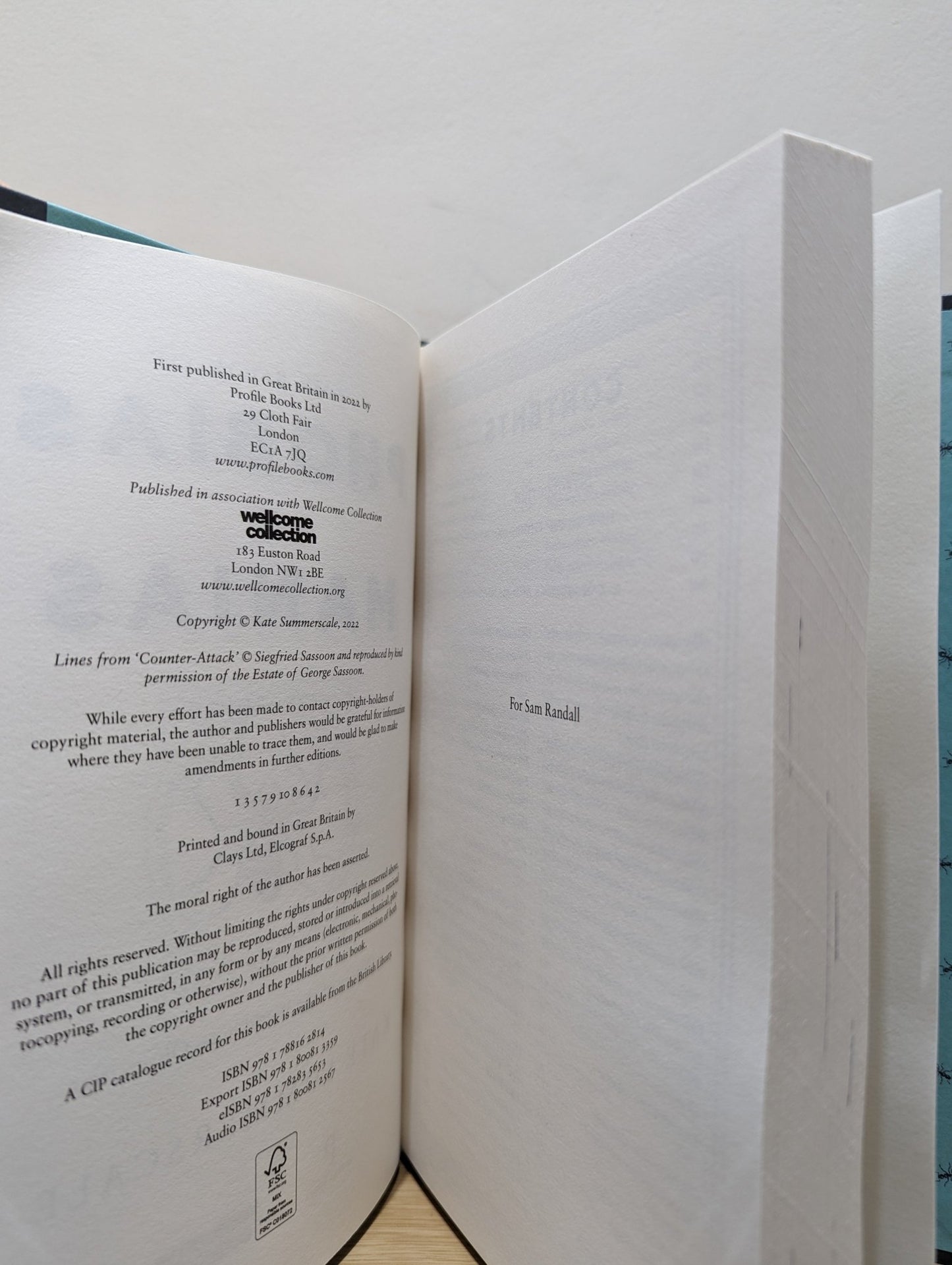 The Book of Phobias and Manias by Kate Summerscale (Signed First Edition) - Fialta Books