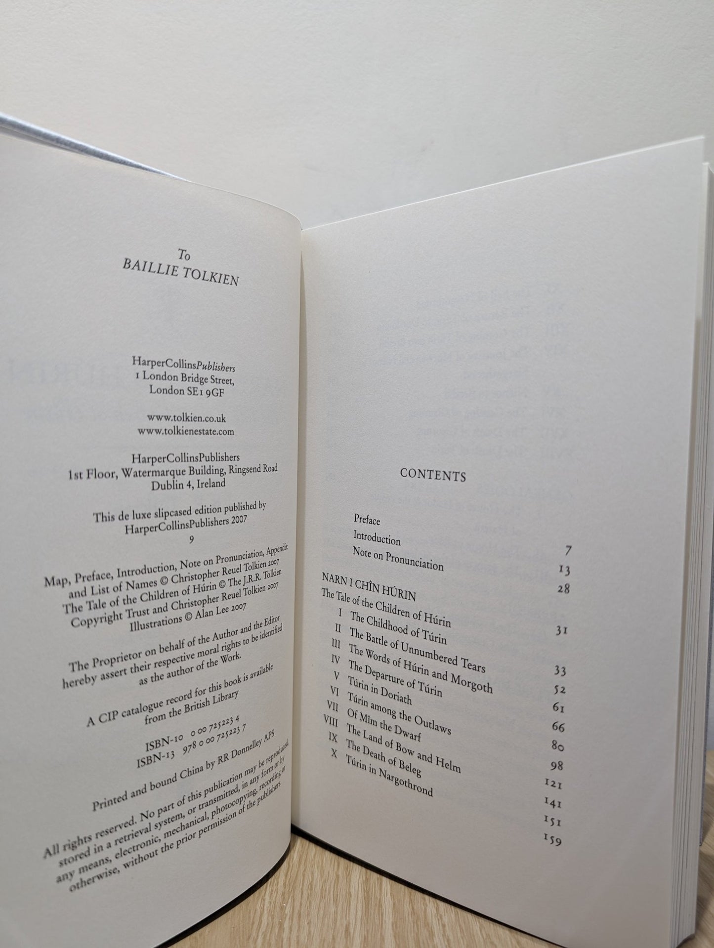 The Children of Hurin by J. R. R. Tolkien (Deluxe Slipcase edition) - Fialta Books