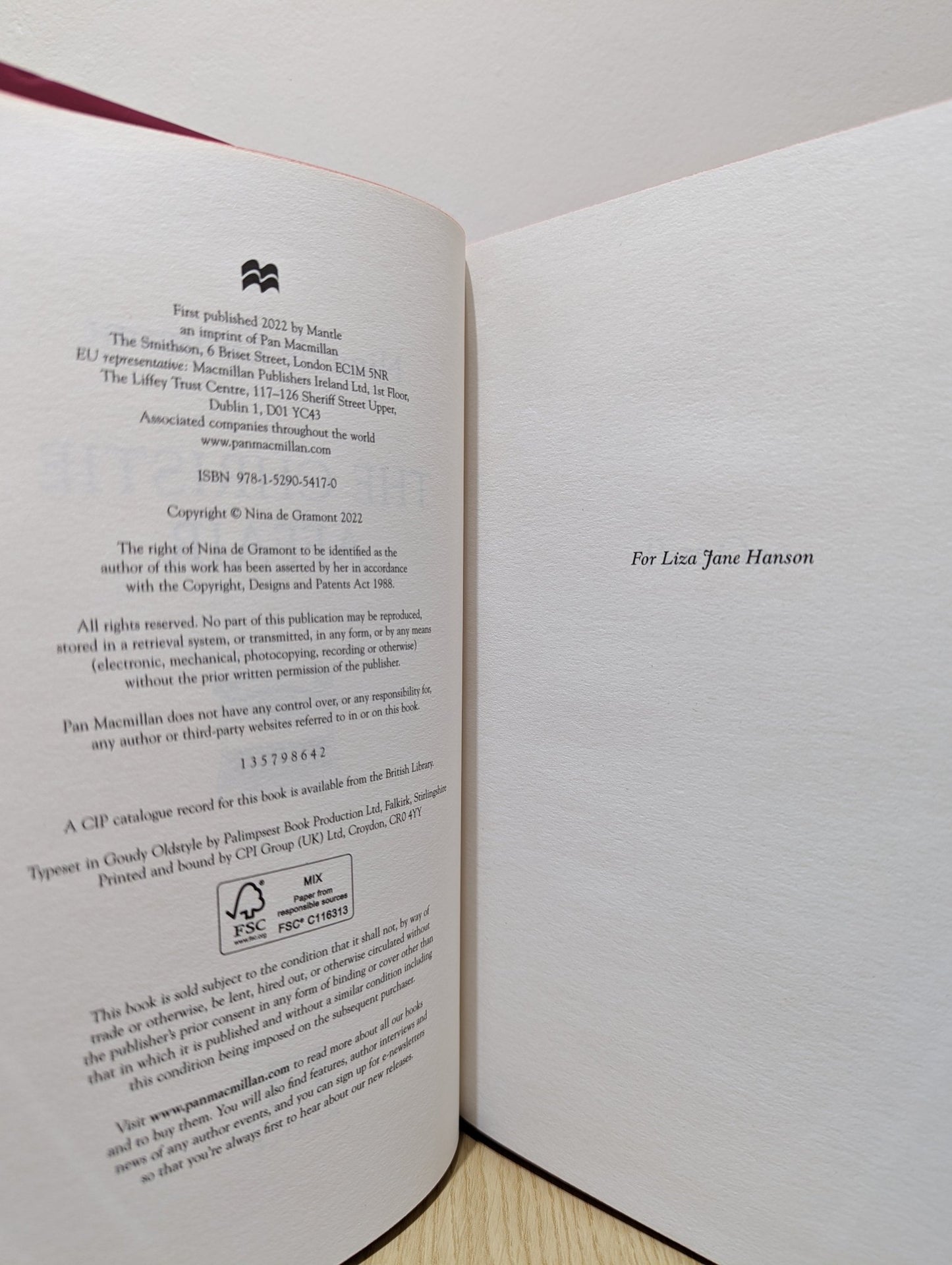 The Christie Affair by Nina De Gramont (Signed First Edition with sprayed edges) - Fialta Books