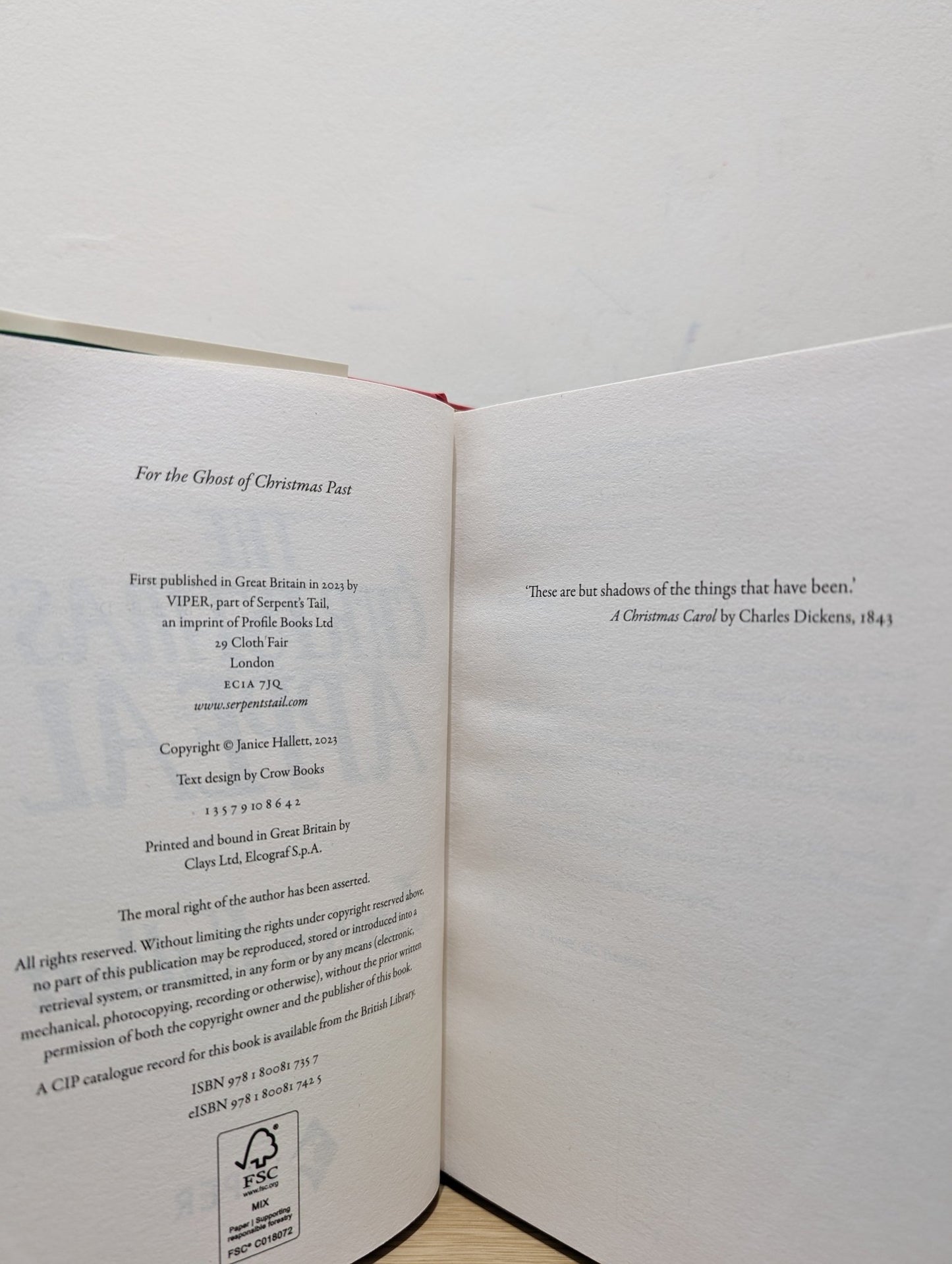 The Christmas Appeal by Janice Hallett (Signed First Edition) - Fialta Books