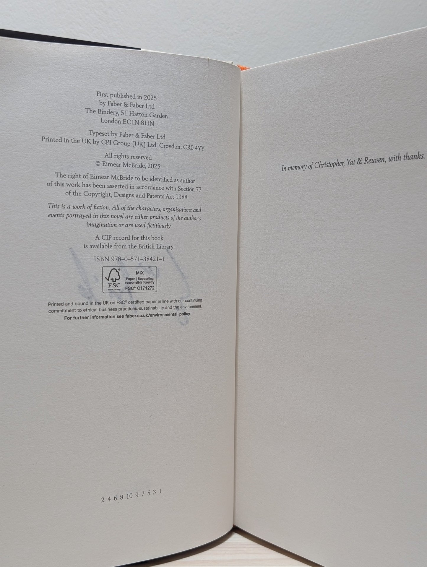 The City Changes Its Face by Eimear McBride (Signed First Edition) - Fialta Books