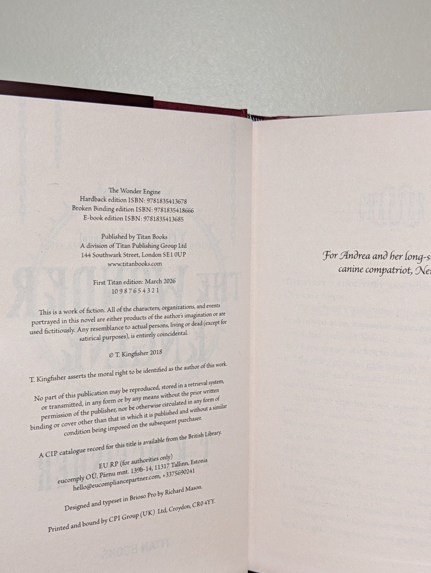 The Clocktaur War Duology: Clockwork Boys; The Wonder Engine by T. Kingfisher (Signed First Edition with sprayed edges) - Fialta Books