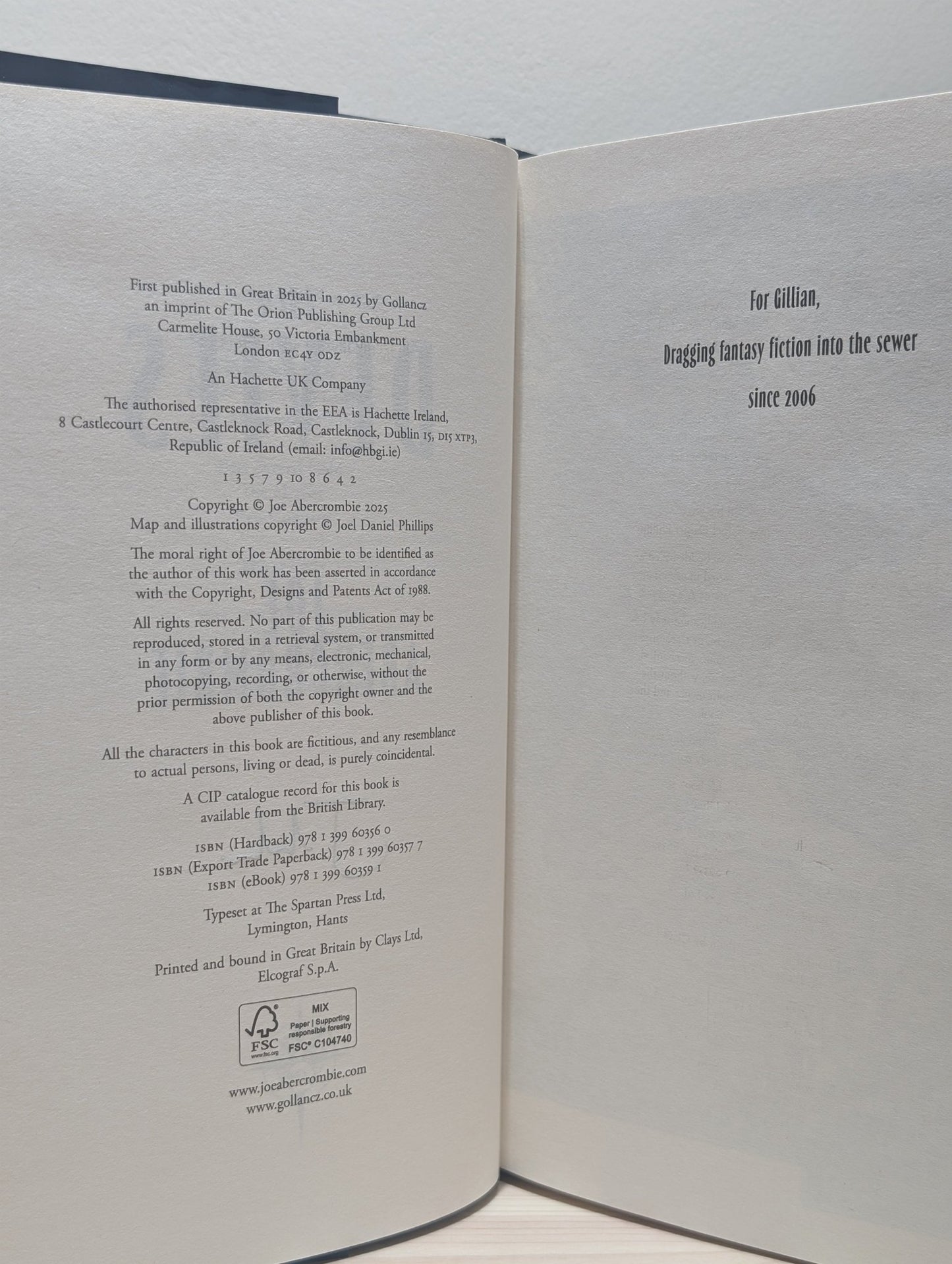 The Devils by Joe Abercrombie (Signed) - Fialta Books