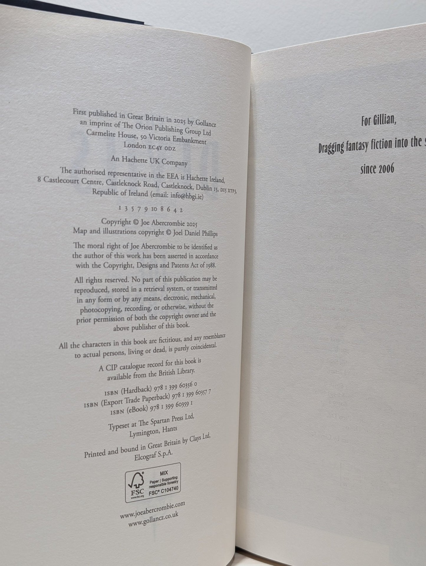 The Devils by Joe Abercrombie (Signed First Edition) - Fialta Books