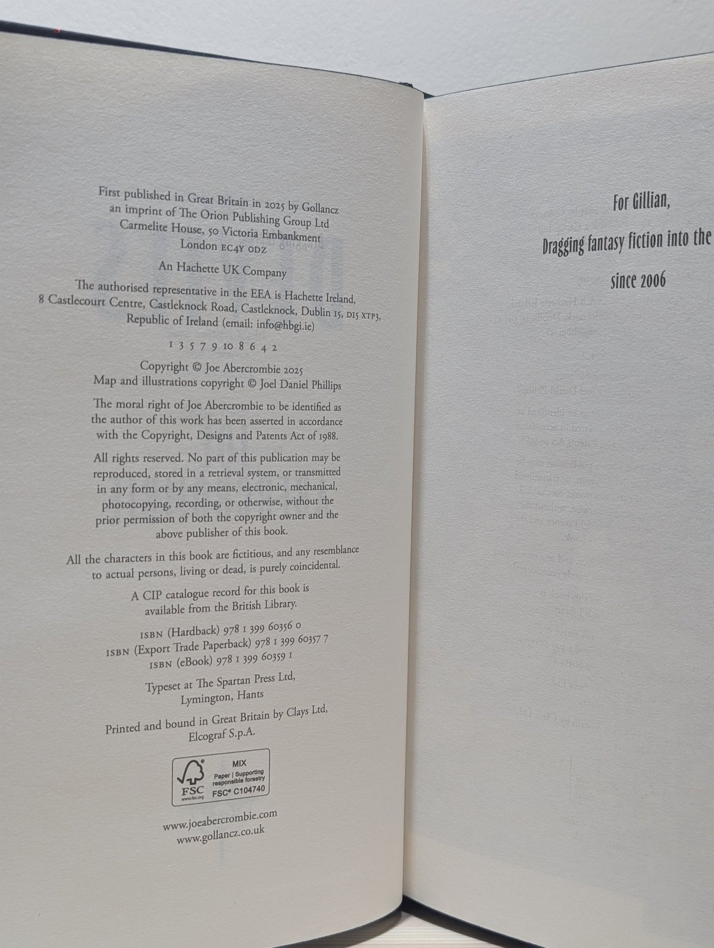 The Devils by Joe Abercrombie (Signed First Edition with alternate colourway and sprayed edges) - Fialta Books