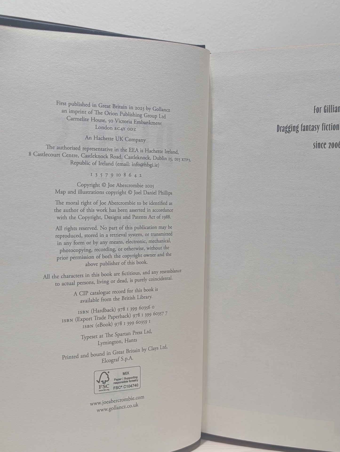 The Devils by Joe Abercrombie (Signed First Edition with sprayed edges) - Fialta Books